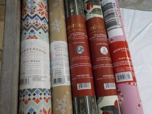 5 Rolls of Gift Wrap Paper