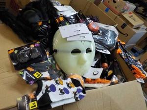 large box of Halloween Dcor