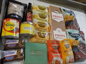Assortment of Food from Amazon