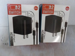 2 60W USB Type C-AC Adapters