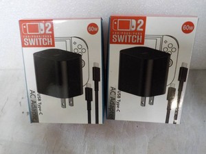 2 60W USB Type C-AC Adapters