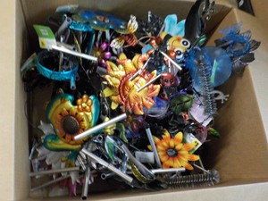 Large Box of Tangled Metal Dcor - you detangle