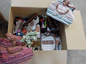 Large Box of Fall and Misc Dcor