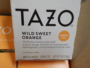 120 Tazo Wild Sweet Orange Tea Bags