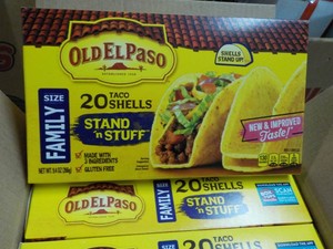 Case of 120 Old El Paso Taco Shells