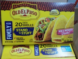 Case of 120 Old El Paso Taco Shells