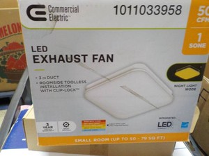 Commercial Electric LED Exhaust Fan