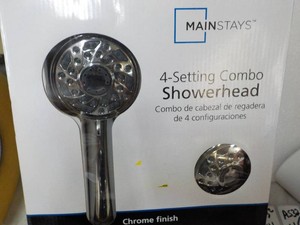 Mainstays 4 Setting Combo Shower Chrome Finish