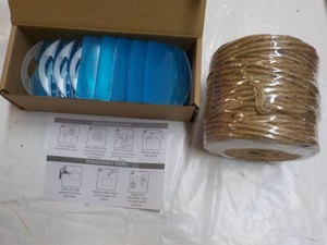 3M Wall Hooks and Spool of Twine