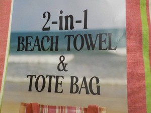 2 in 1 Beach Towel and Tote Bag