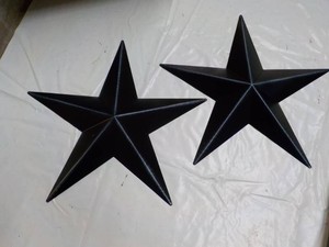2 pcs 12 Metal Stars