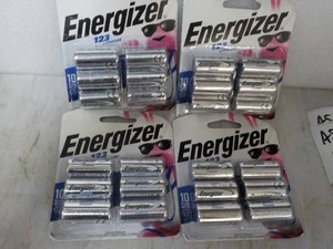 4 Energizer 6 packs 123 Lithium Batteries
