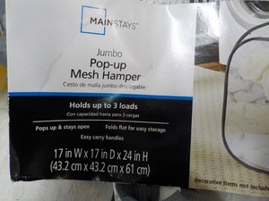 Pop Up Mesh Hamper