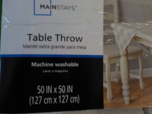 Mainstays Table Throw