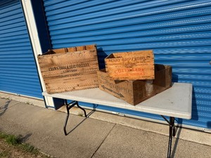 wooden crates