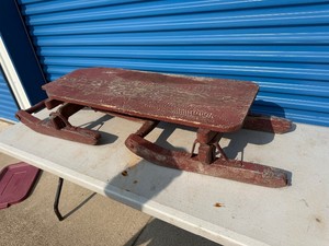 Wooden sleigh