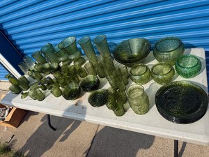 Vintage Green Dishes