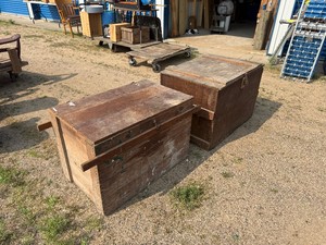 Wooden crates