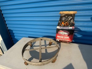 19 barrel dolly and Charcoal