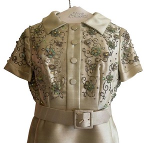 BR3 - Stunning Vintage Beaded Dress