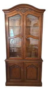 DR - Vintage China Hutch Display Cabinet