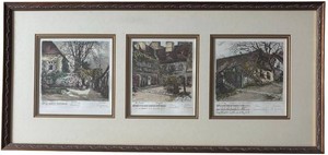 LR - Hand-Colored Etchings - Herta Czoernig-Gobanz Musicians Homes