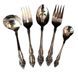 K - Vintage Oneida Cherbourg Serving Utensils