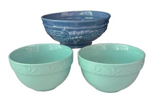 LR - Trio of Stoneware Bowls