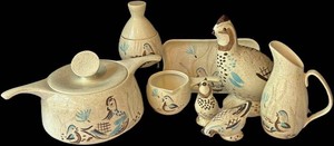 DR - Vintage Red Wing Bob White Quail Servingware