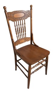 LR - Vintage Pressed Back Side Chair