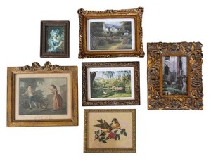 LR - Framed Print & Needlepoint Art Collection