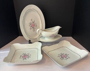 LR - Continental Debut Platter, Bowls & Gravy Boat