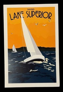 LLR - Lake Superior Sailing Print