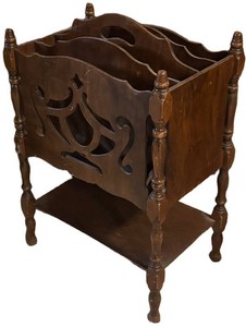 LLR - Vintage Wooden Literature Stand