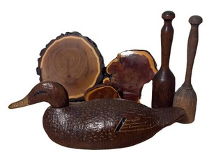 LLR - Vintage Wooden Pestles, Duck Decor and More
