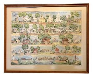 LLR - Nantucket Island A Group of Historic Items Lithograph by Ruth Haviland Sutton