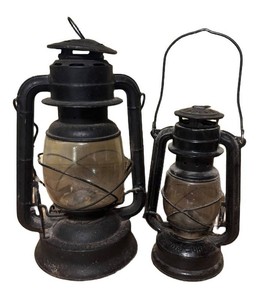 LLR - Two Vintage Lanterns by Dietz & Wallow