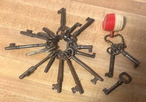 K - Vintage Skeleton Keys