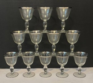 LR - Set of 12 Gastonbury Lotus Stemmed Glasses