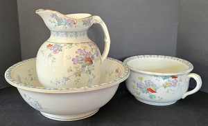 UL-L - Wash Bowl, Pitcher & Pot Severn Set