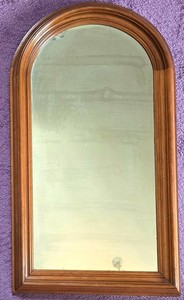 UL-BR3 - Wall Mirror Arched Wood Frame