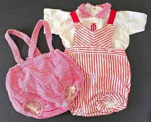 UL-BR3 - Vintage Carters Baby Outfit Set & Romper Size 1 Year 13 in