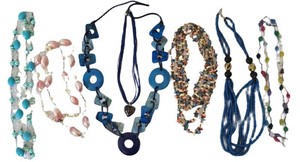 UL-BR3 - Beaded Necklace Estate Lot (Lot of 7)