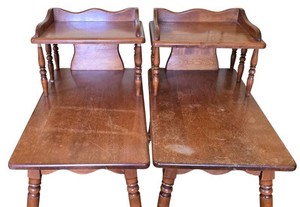 UL-BR2 - Mid Century Modern End Tables (Lot of 2)
