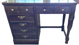 UL-BR2 - Desk - Ethan Allen Writing Desk With 4 Drawers
