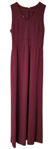 UL-BR3 - Vintage Dress Plum Sleeveless V-neck