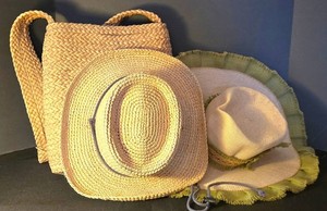 UL-BR1 - Straw Tote & Hats Mixed Lot - Summer Club LXL