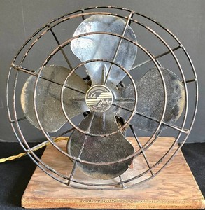 UL-BR2 - Vintage Electric Fan - Le John NS-12 14in Working