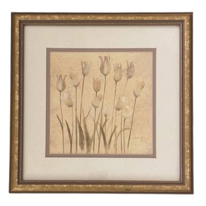MB - White Triumphater Tulips Print Cheri Blum