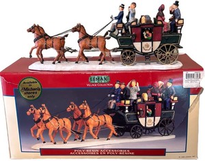 MB - Lemax Village Collection Stagecoach